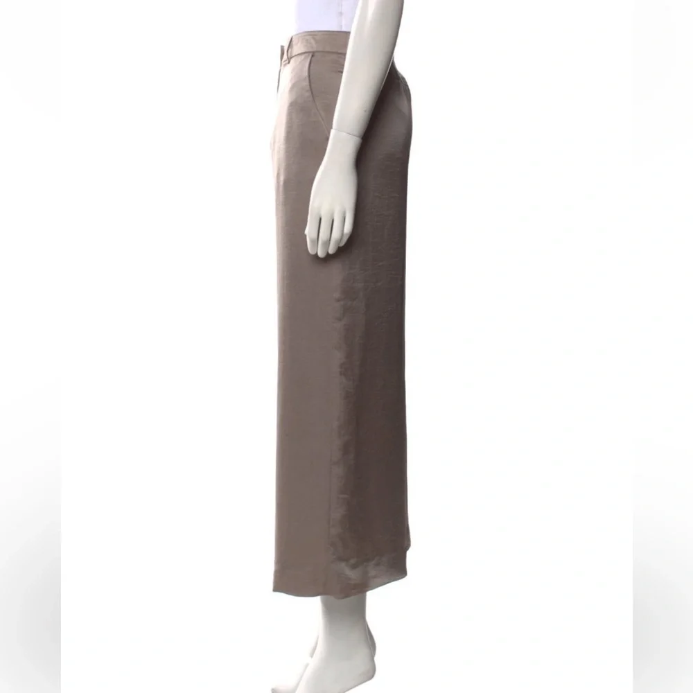 Giorgio Armani Taupe Wide Leg Women's Pants - Picture 2 of 3